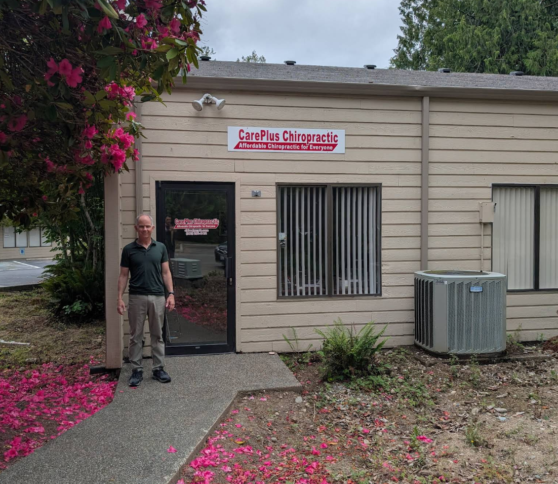 New CarePlus Chiropractic location at 2625 Parkmont Lane SW, Ste C